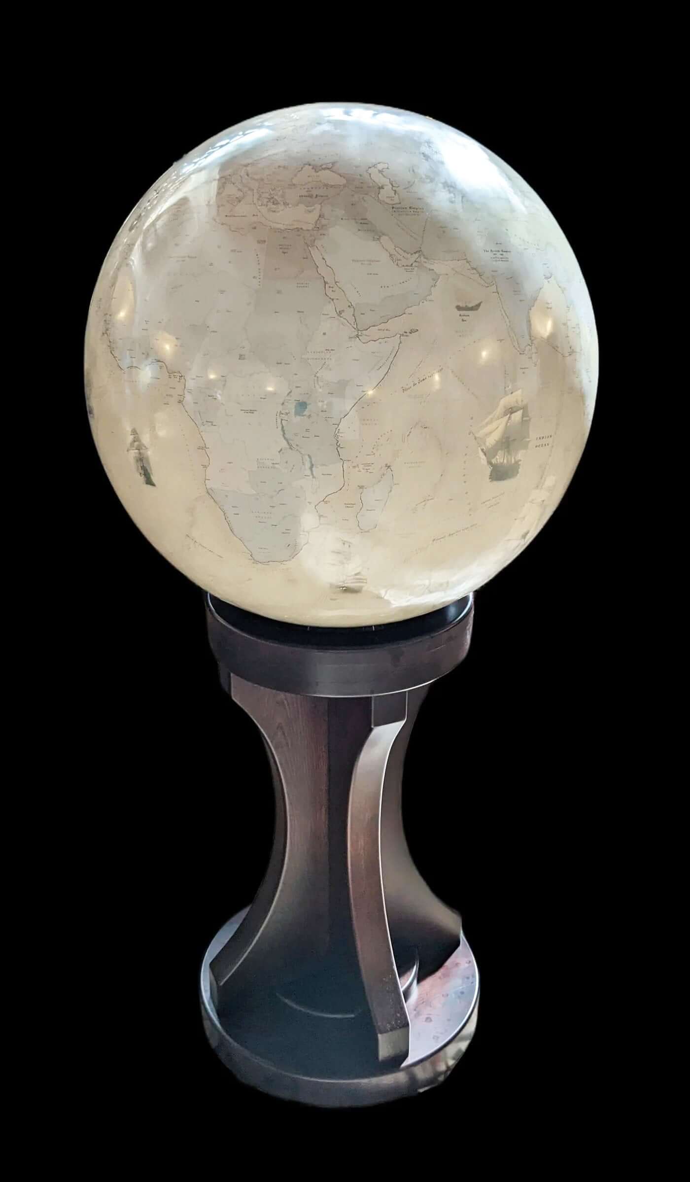 illuminated large world globe shop buy custom art big unique world globe for sale