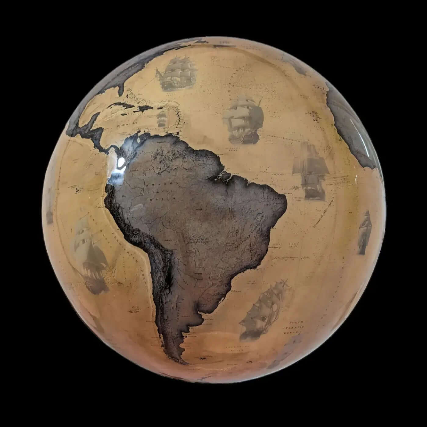 large world globe the ancient world big world globe vintage for office