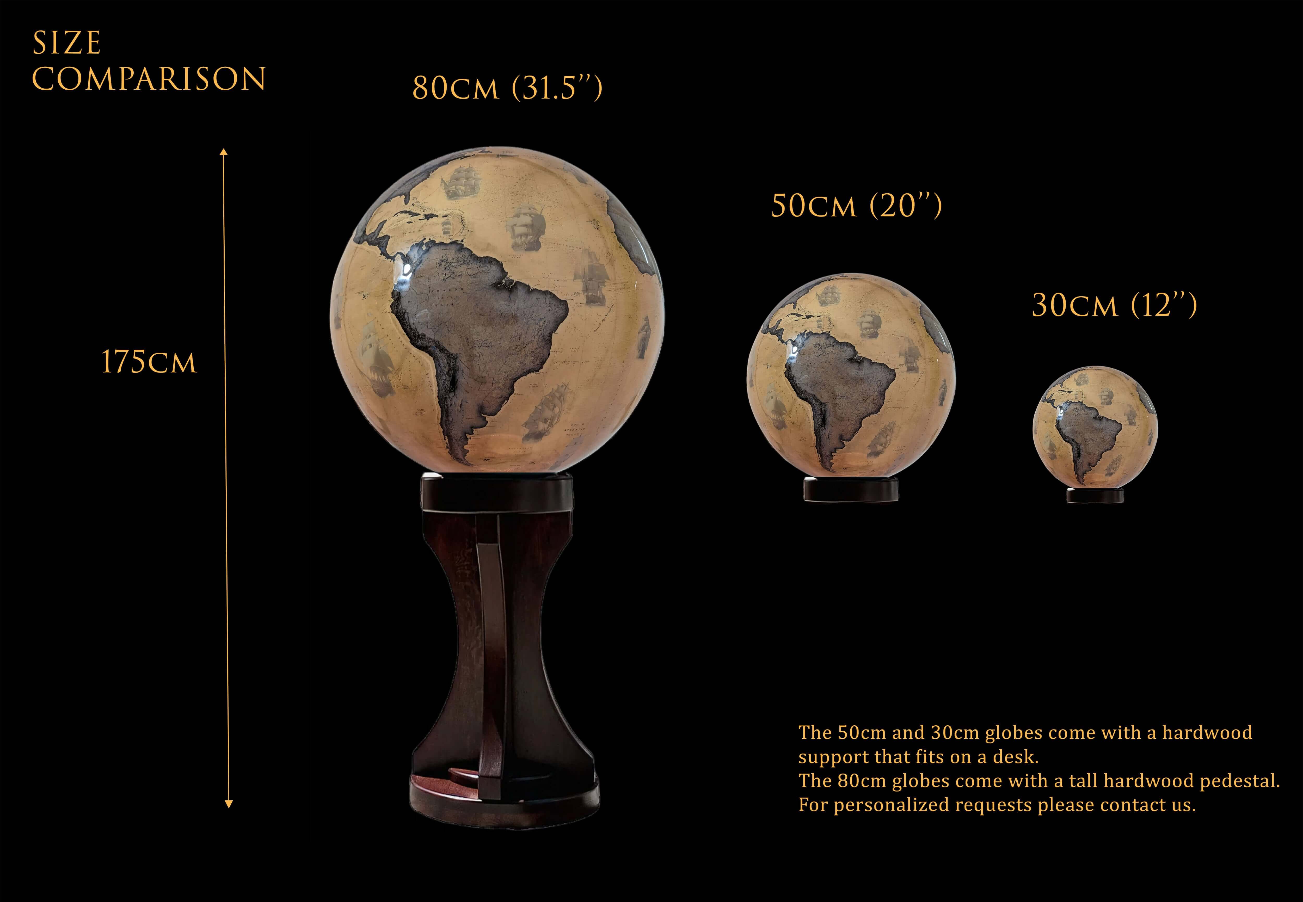 Terra - Ultra-realistic Large World Globe - PlanetBuilders.art