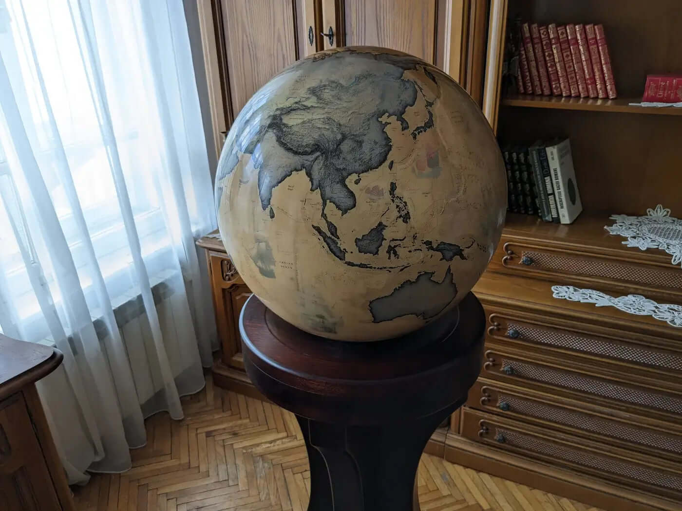 large world globe the ancient world big world globe vintage for office