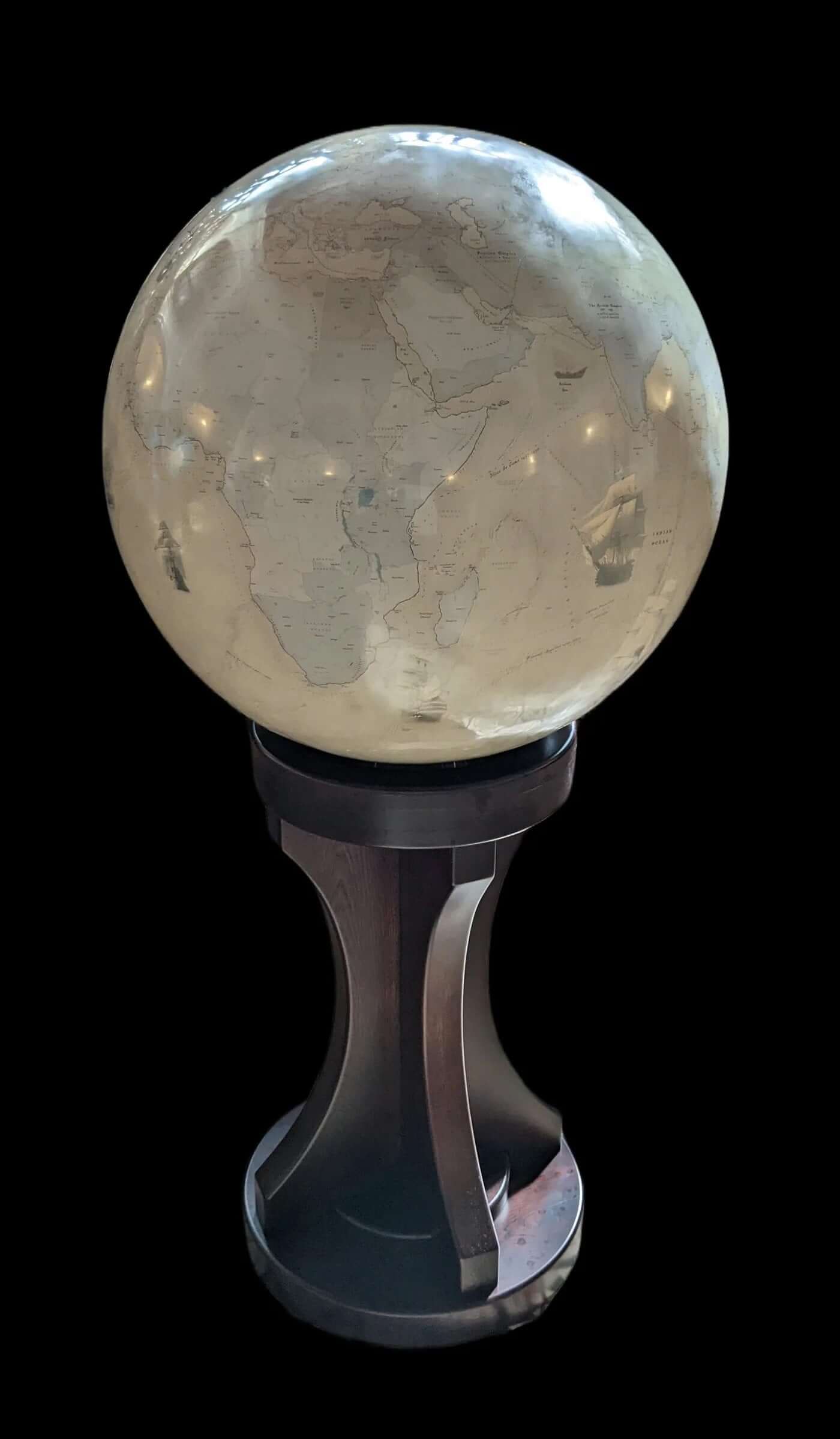 illuminated large world globe shop buy custom art big unique world globe for sale