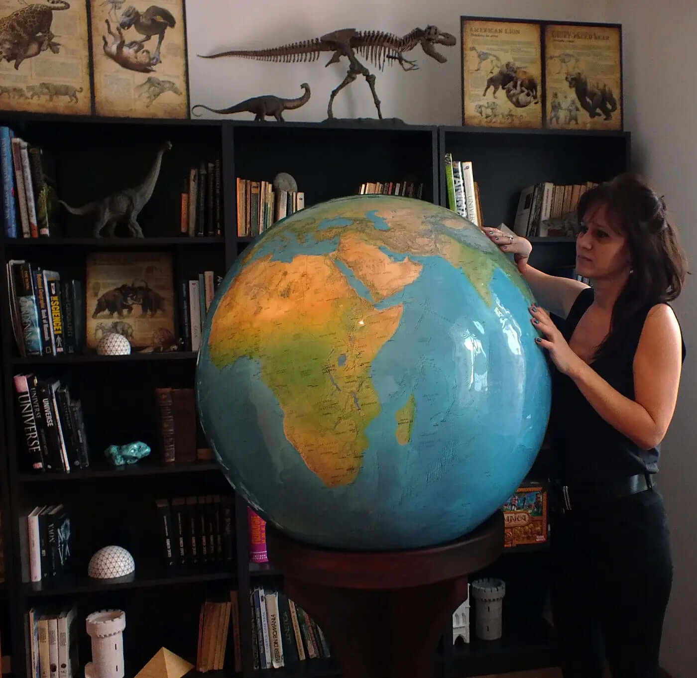 The Blue Planet Globe - Large world globes custom globe