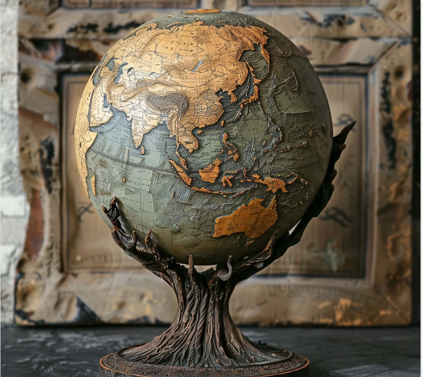 The Beauty of Natural Pigments: How Our Handmade Globes Capture Earth’s True Colors