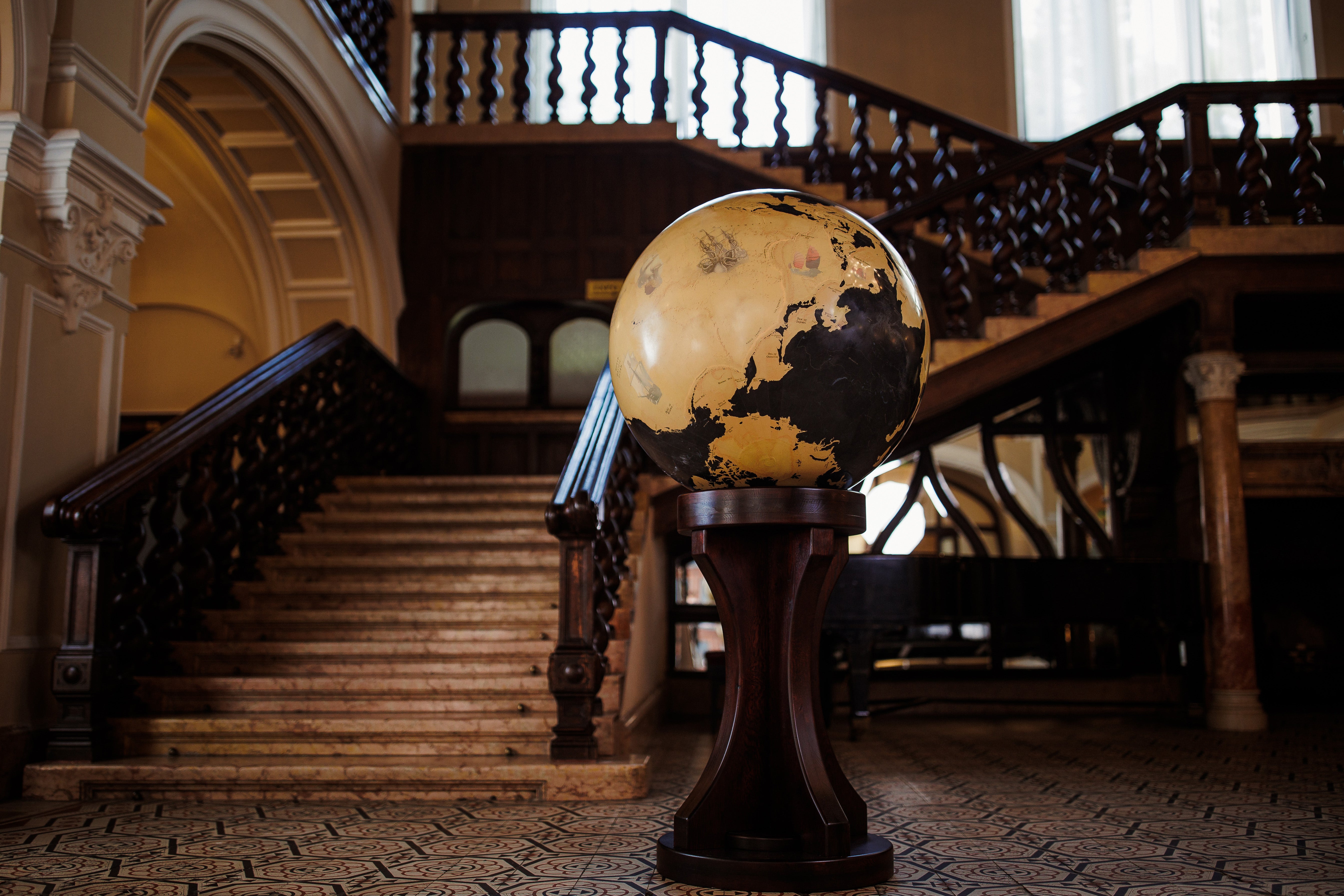 The Explorer's Globe - Large world globes custom globe bespoke personalized art globes