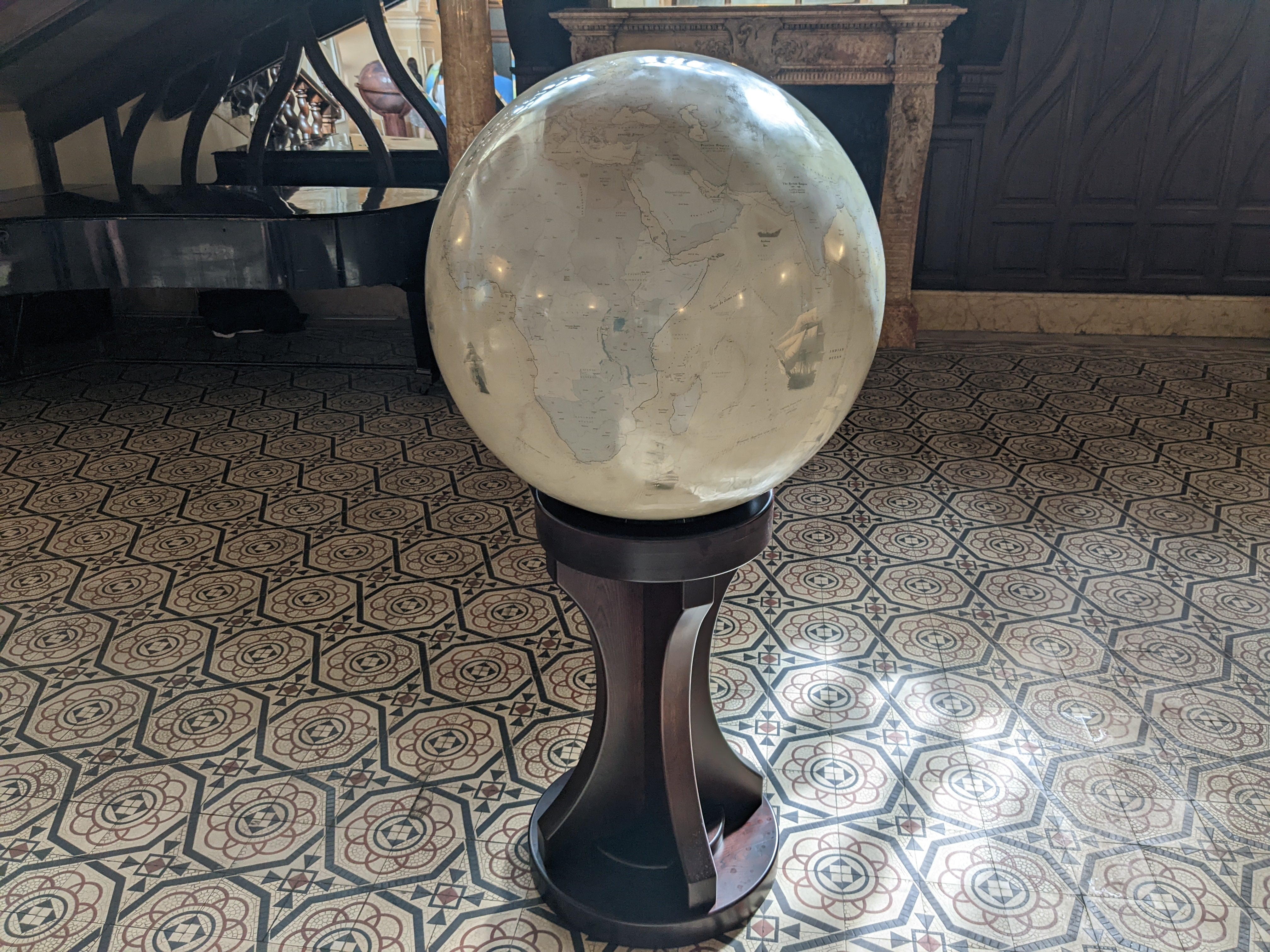 The Time-Traveler's Globe - Large world globes custom globe bespoke personalized art globes