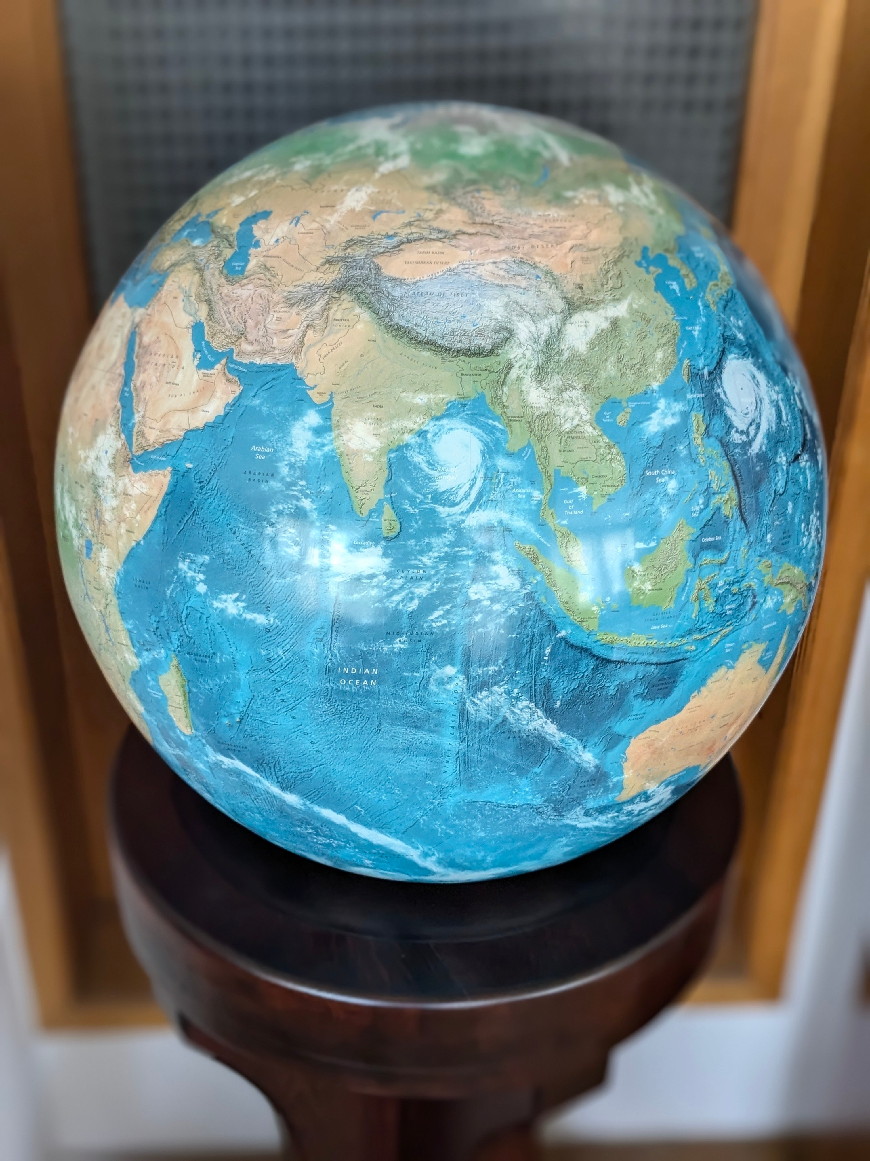 Turquoise World Globe