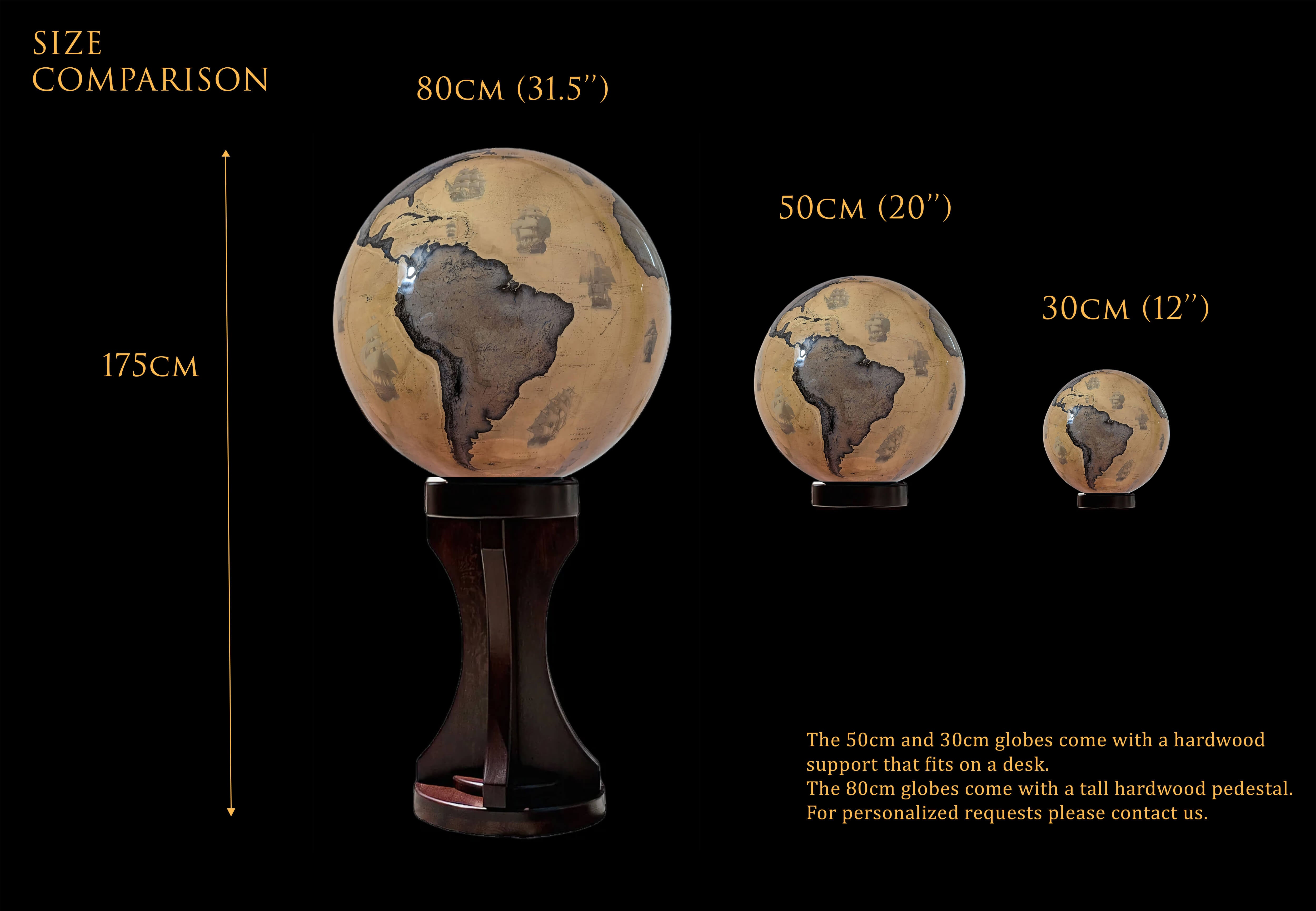 Terra - Ultra-realistic Large World Globe
