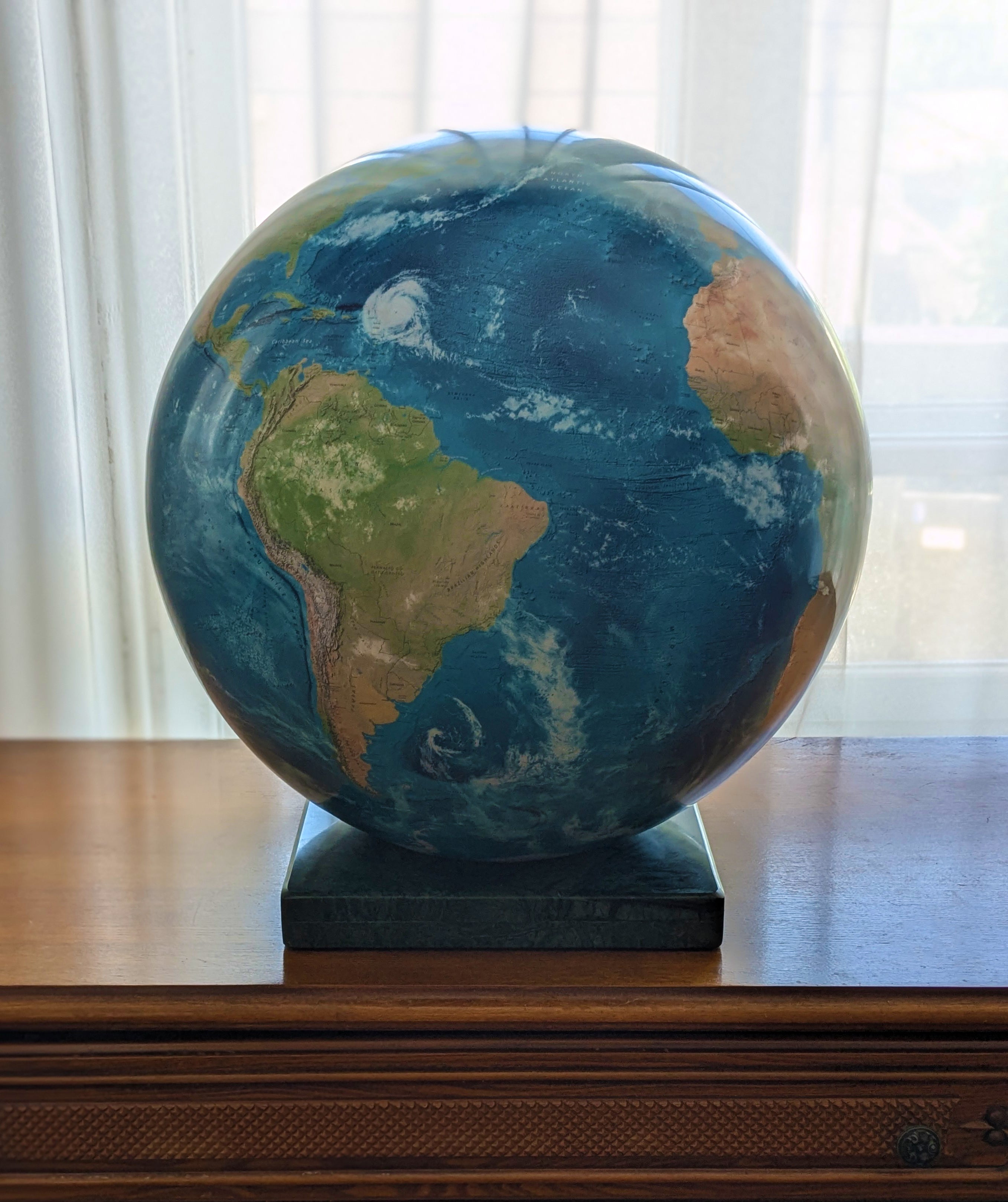 Turquoise World Globe