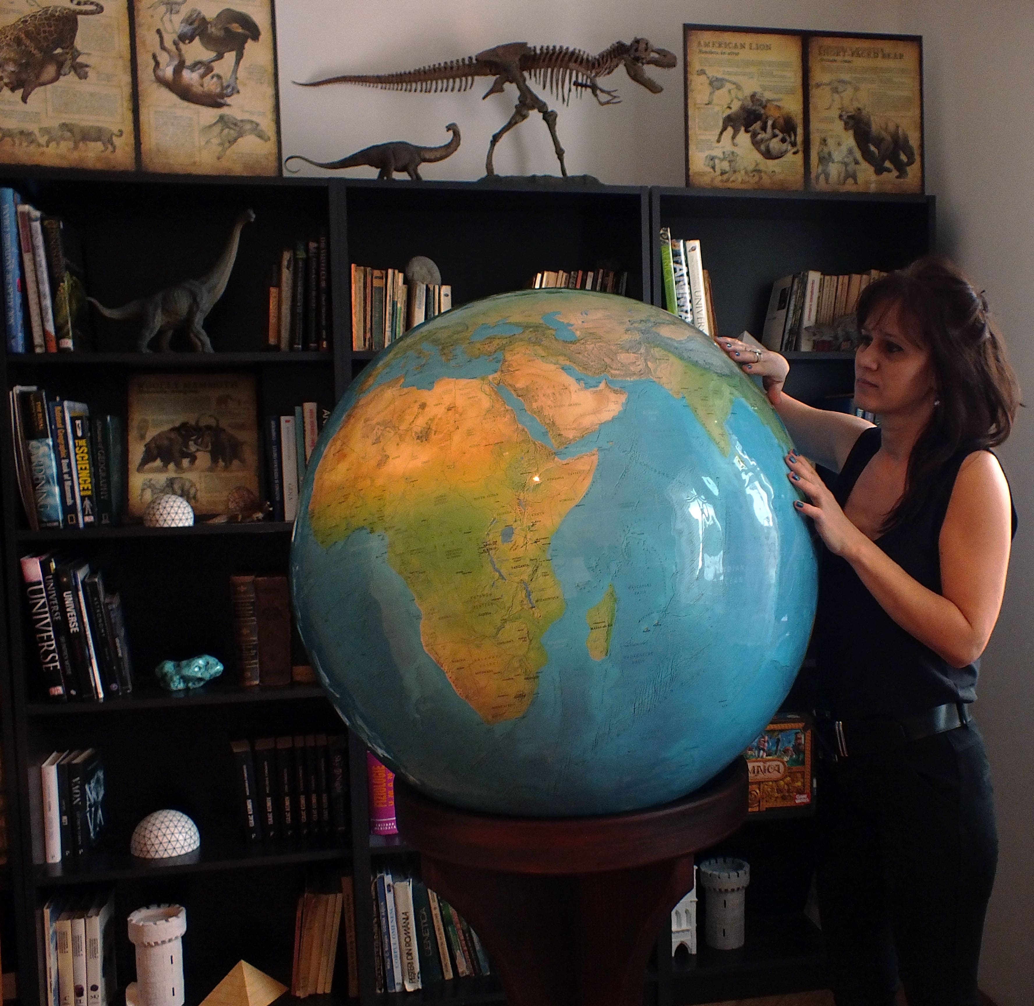 The Blue Planet Globe - Large world globes custom globe Large World Globe "Blue Planet" model - LargeGlobes.com