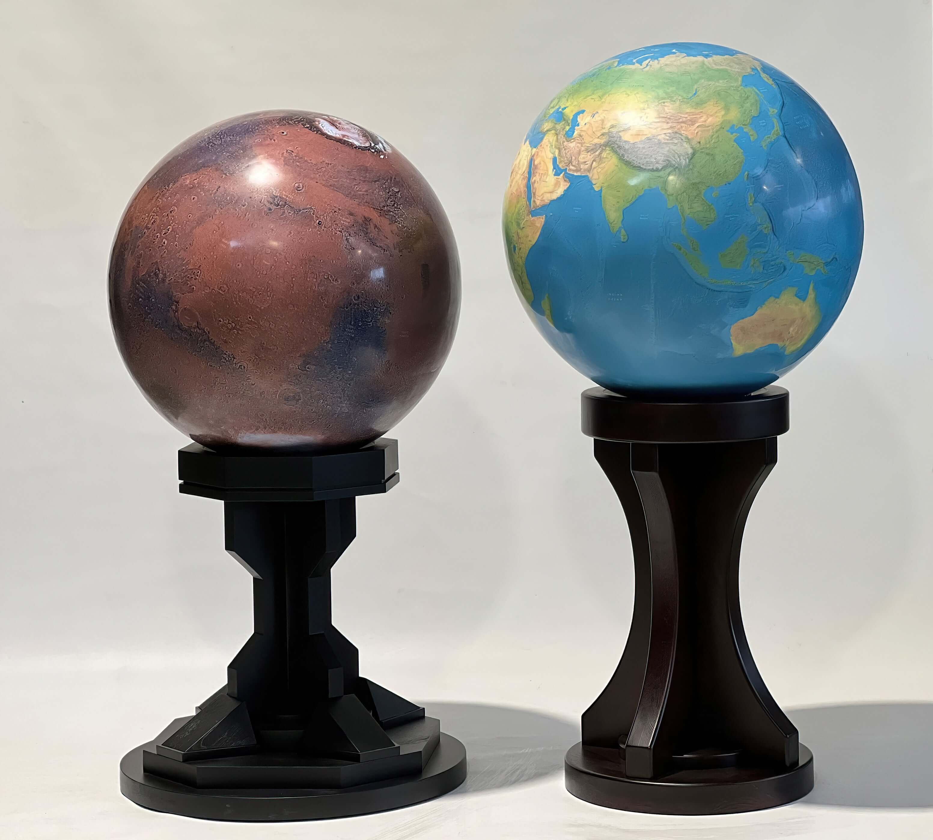 Mars - The Red Planet - 80cm Globe - LargeGlobes.com Large world globes custom globe bespoke personalized art globes