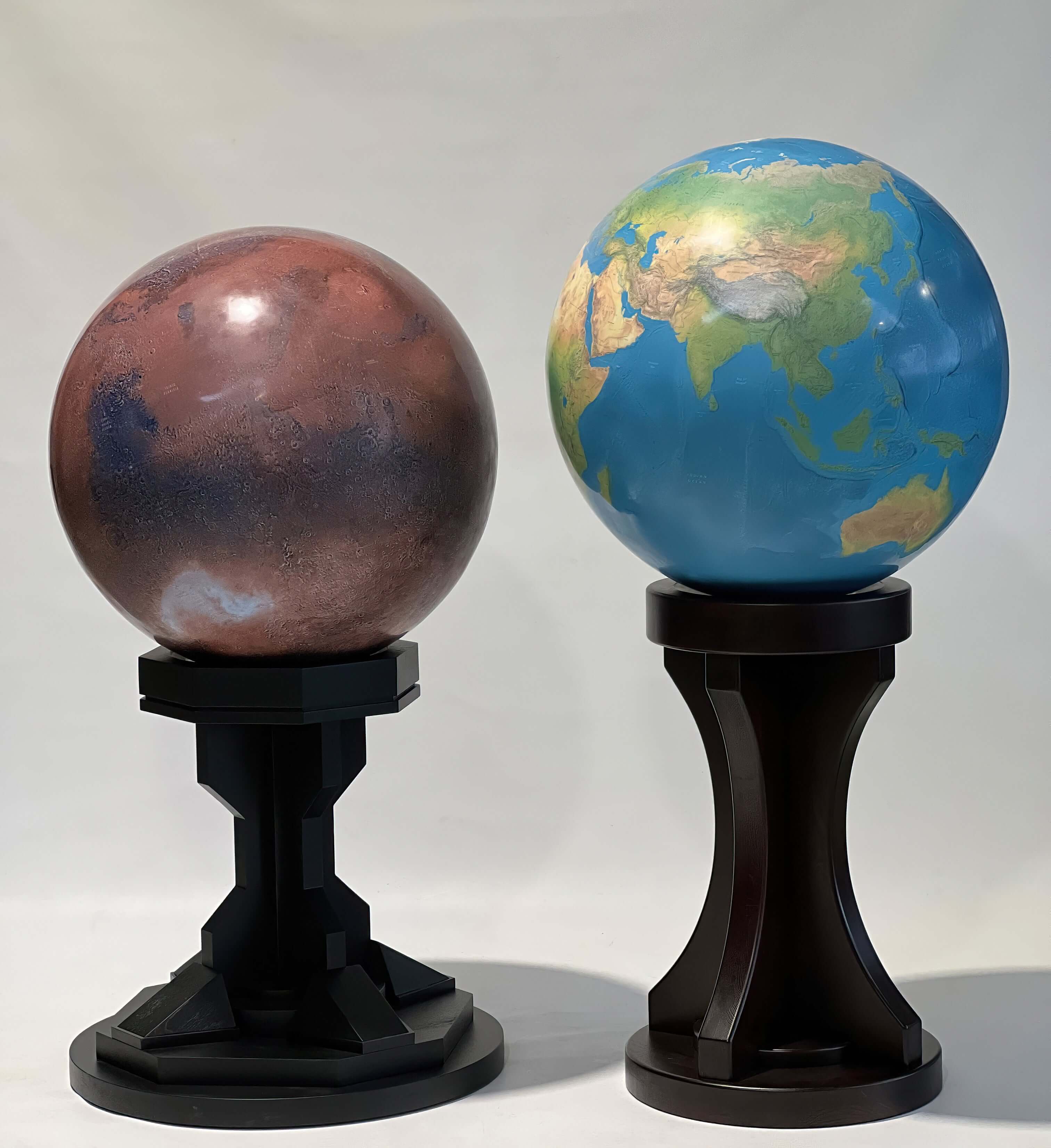 Mars - The Red Planet - 80cm Globe - LargeGlobes.com Large world globes custom globe bespoke personalized art globes